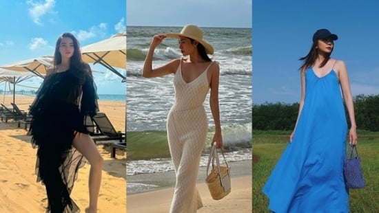 Apprenez de 4 beautés vietnamiennes qui portent les plus belles robes, aidant les femmes à ne jamais manquer d'idées de tenues