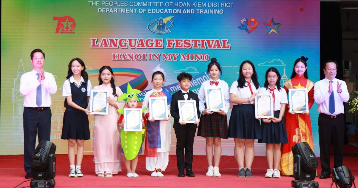 Les étudiants de Hanoi enthousiasmés par le Festival des langues de l'année scolaire 2024