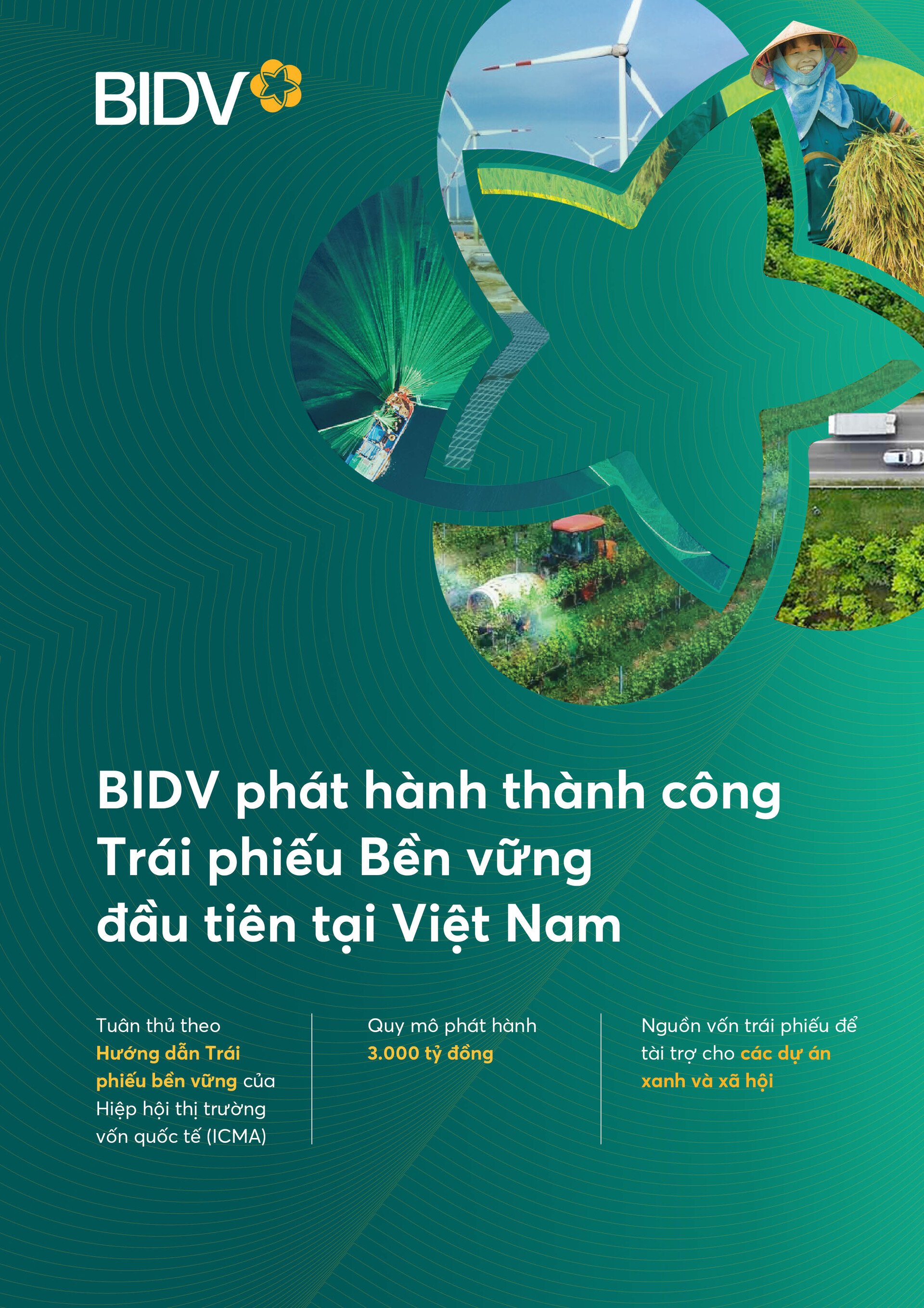 BIDV បាន​ចេញ​មូលបត្រ​បំណុល​ចំនួន ៣ ពាន់​ពាន់​លាន​ដុង​ដោយ​ជោគជ័យ​ក្នុង​តំបន់​រូបភាព​ទី ២។