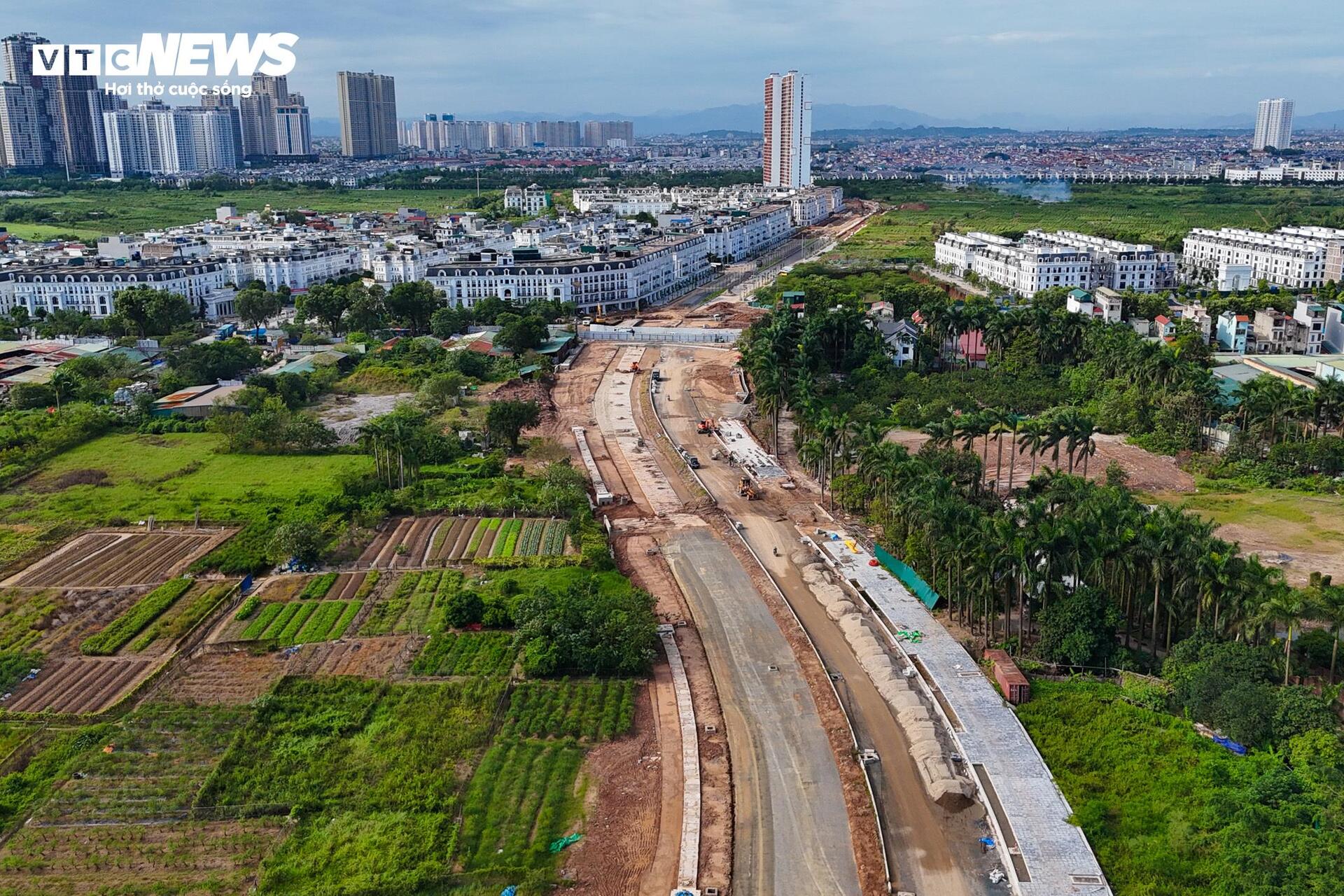 Overview of the nearly 750 billion VND route in Hanoi expected to open to traffic at the end of this year - 12