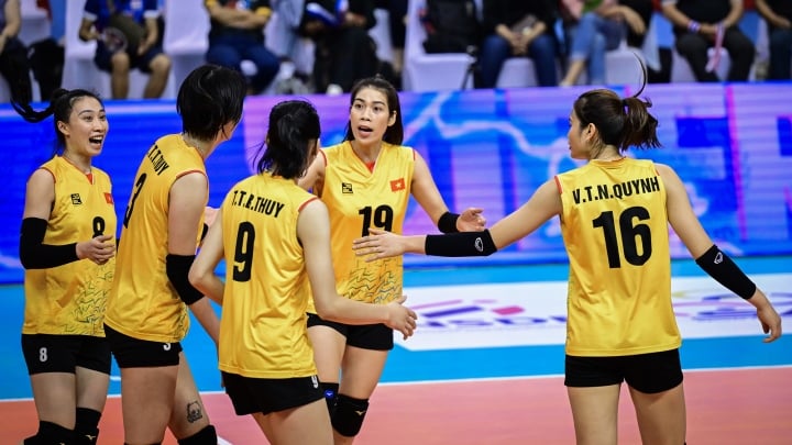 Im Halbfinale trifft die vietnamesische Mannschaft auf China. (Foto: Asiatischer Volleyballverband)