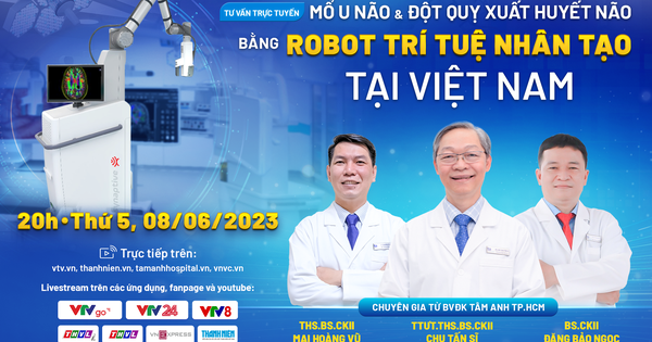 Mổ u não và đột quỵ xuất huyết não bằng robot AI tại Việt Nam