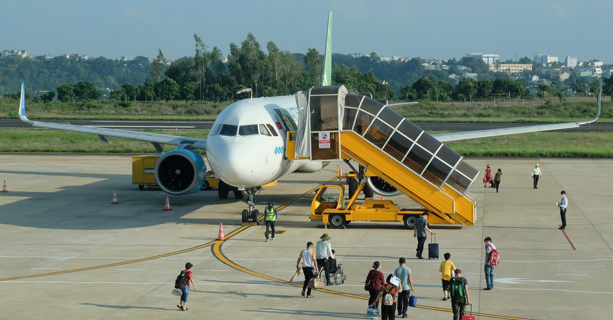 Genehmigte Planung für den Flughafen Pleiku mit einer Kapazität von bis zu 5 Millionen Passagieren pro Jahr