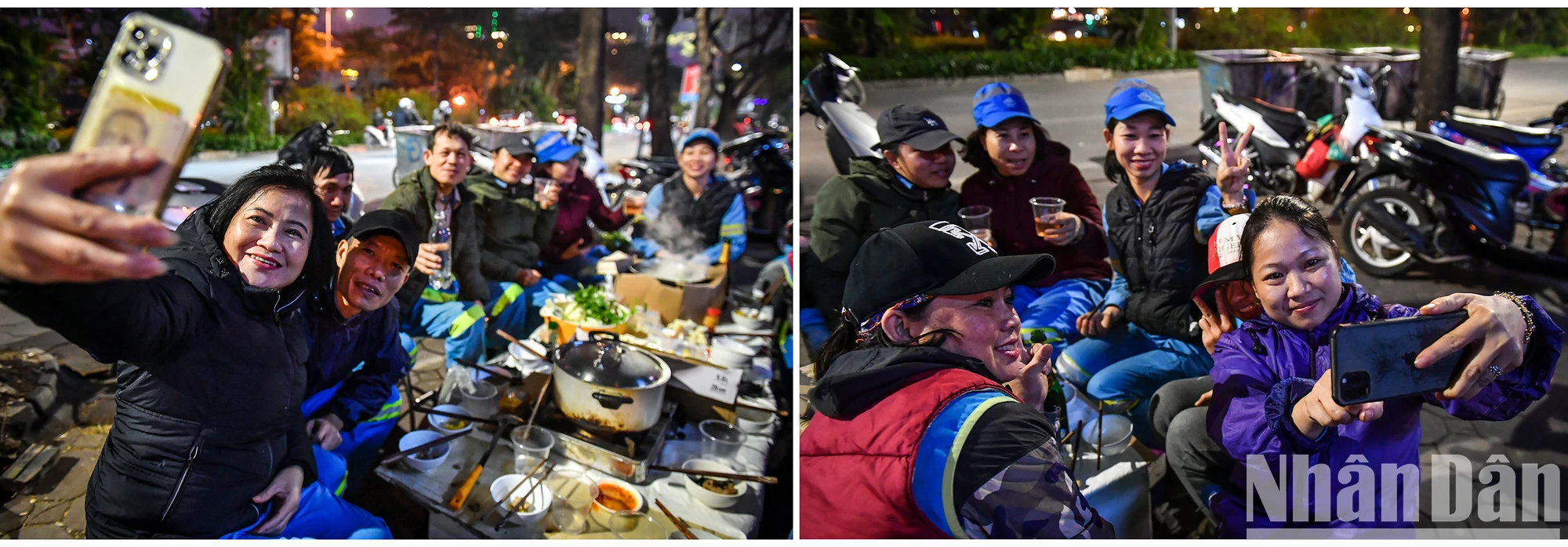 [Photo] Cozy meal to say goodbye to the old year on the sidewalk photo 14