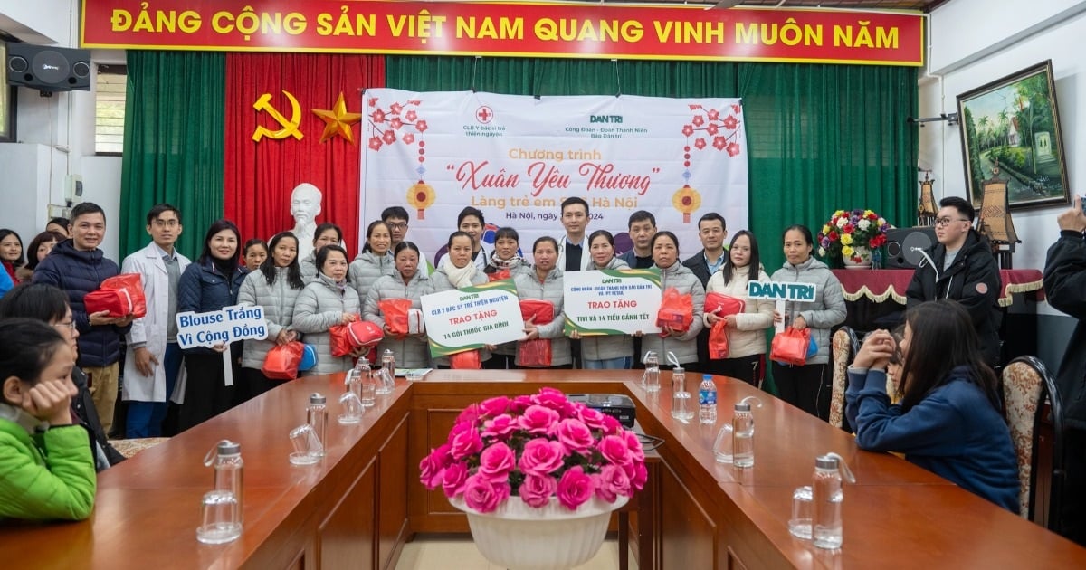 Mang xuân yêu thương đến Làng trẻ em SOS