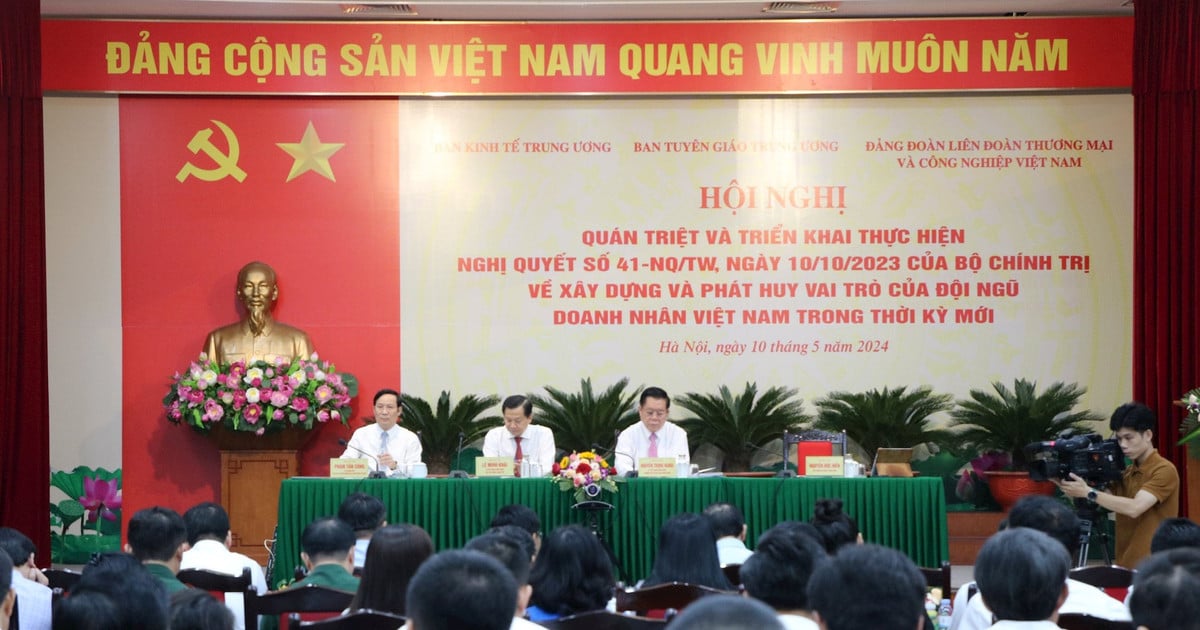 Đảng, Nhà nước luôn quan tâm xây dựng và phát triển đội ngũ doanh nhân