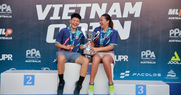 Sophia Huỳnh Trần giành HCV tại giải pickleball danh giá PPA Tour Australia