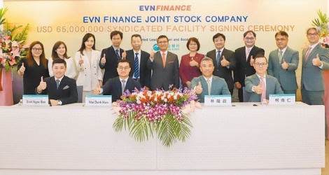 EVNFinance successfully signed a syndicated loan package with 6 leading Taiwanese banks