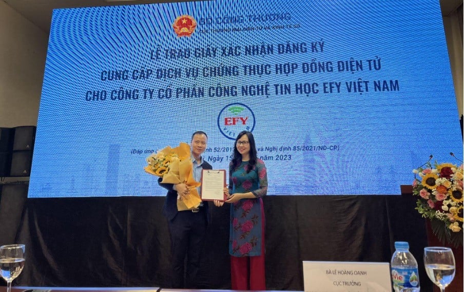 Thêm 5 doanh nghiệp đủ điều kiện cung cấp dịch vụ chứng thực hợp đồng điện tử