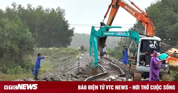 Reapertura del tramo ferroviario Norte-Sur dañado por la tormenta nº 6