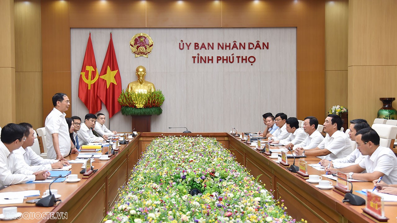 Bộ Ngoại giao phối hợp với Phú Thọ triển khai công tác đối ngoại và ngoại giao kinh tế phục vụ phát triển