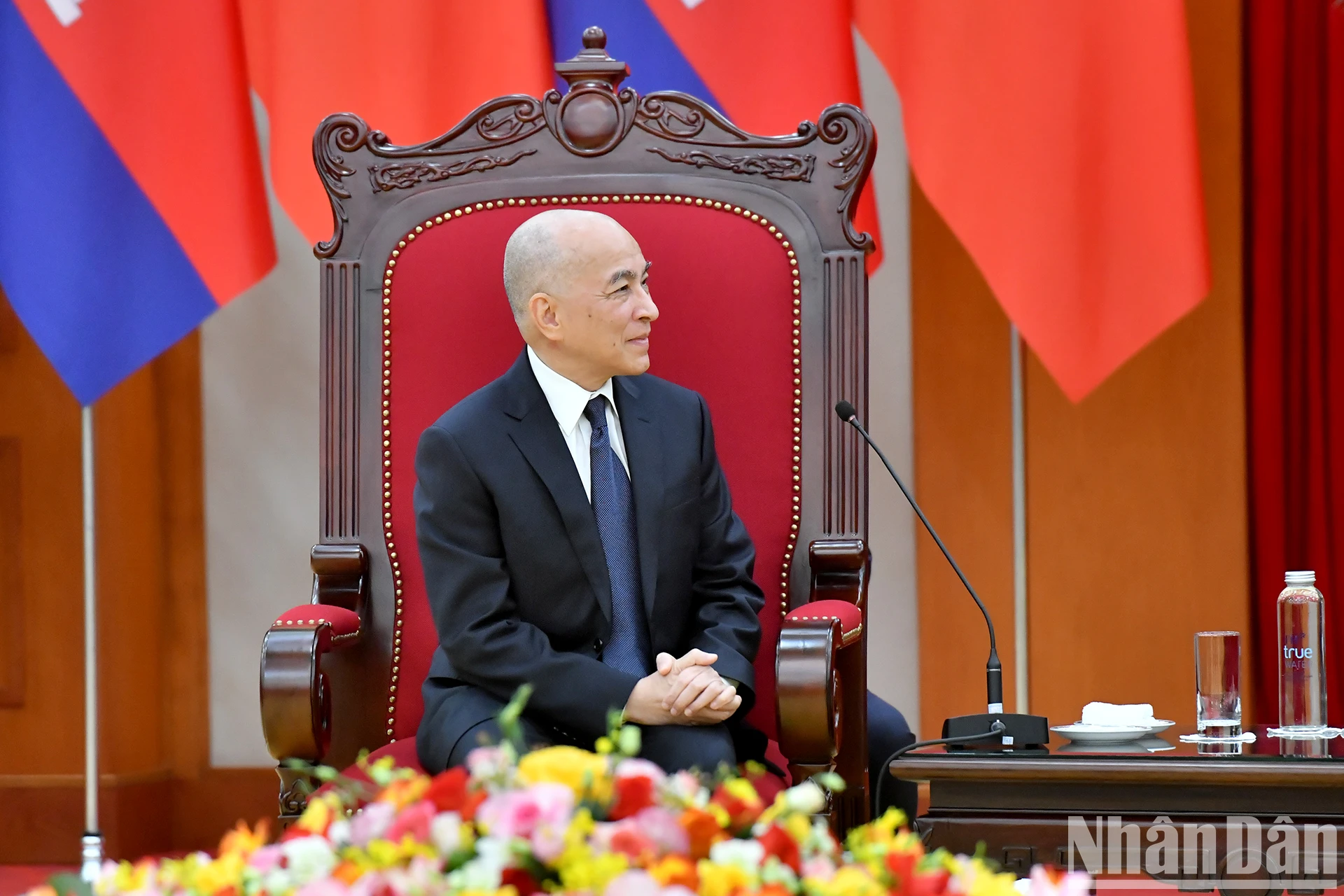 [Foto] El Secretario General To Lam se reúne con el Rey de Camboya, Norodom Sihamoni (foto 6)