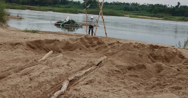 La province de Quang Ngai émet un avis d'urgence, ordonnant de lutter contre l'exploitation illégale de sable