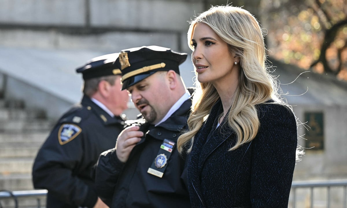 Ivanka Trump appears in court in New York