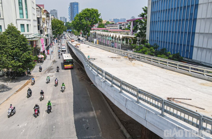 ngắm cầu vượt chữ c đầu tiên ở hà nội từ trên cao