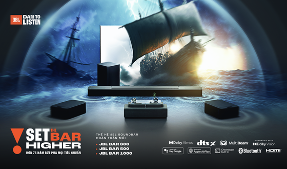 JBL officially introduces in Vietnam a collection of 3 new Soundbar speakers