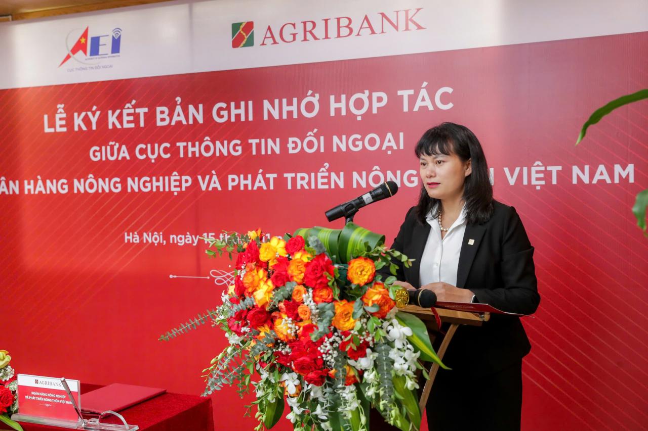 Agribank và Cục Thông tin đối ngoại ký kết ghi nhớ hợp tác