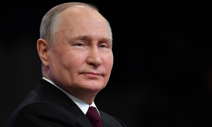 Putin bei einer Pressekonferenz in Moskau am 14. Dezember. Foto: Reuters