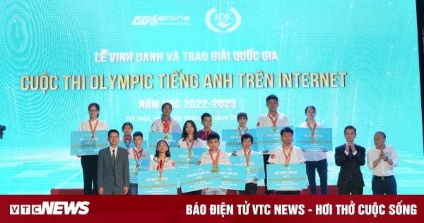 Vinh danh các thí sinh xuất sắc đạt giải trong kỳ thi IOE năm 2022