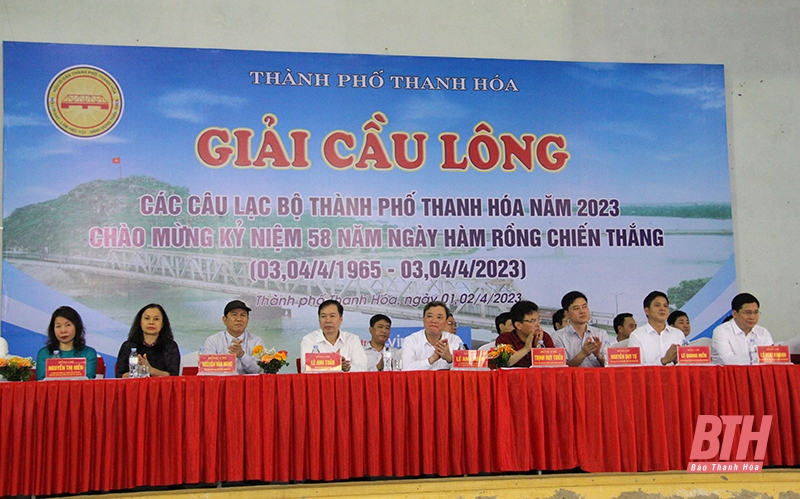 Khởi tranh Giải cầu lông các Câu lạc bộ thành phố Thanh Hóa năm 2023