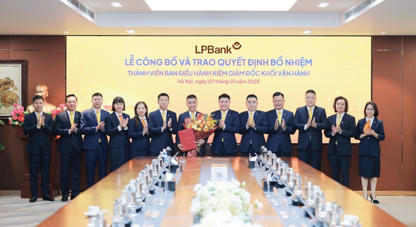 LPBank bổ nhiệm Thành viên Ban điều hành kiêm Giám đốc khối Vận hành, tăng cường năng lực vận hành xuất sắc