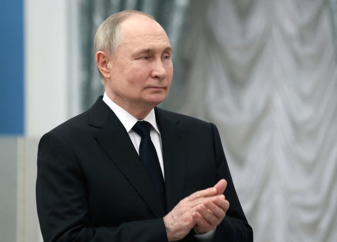 ロシアのウラジーミル・プーチン大統領、3月26日モスクワにて。写真：ロイター