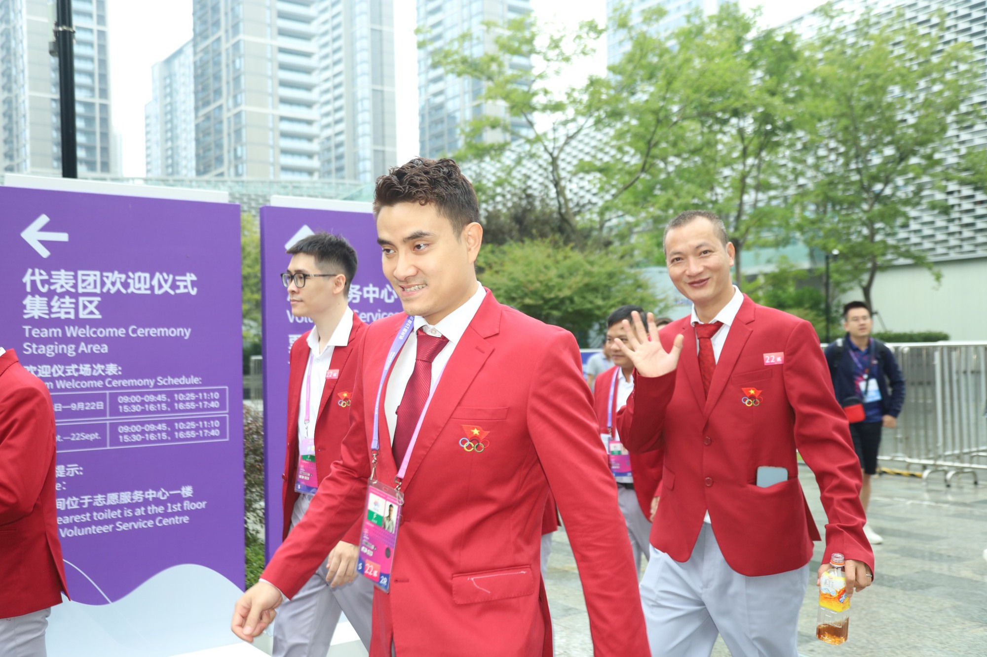 Quốc kỳ Việt Nam chính thức tung bay tại Asian Games 19 - Ảnh 3.