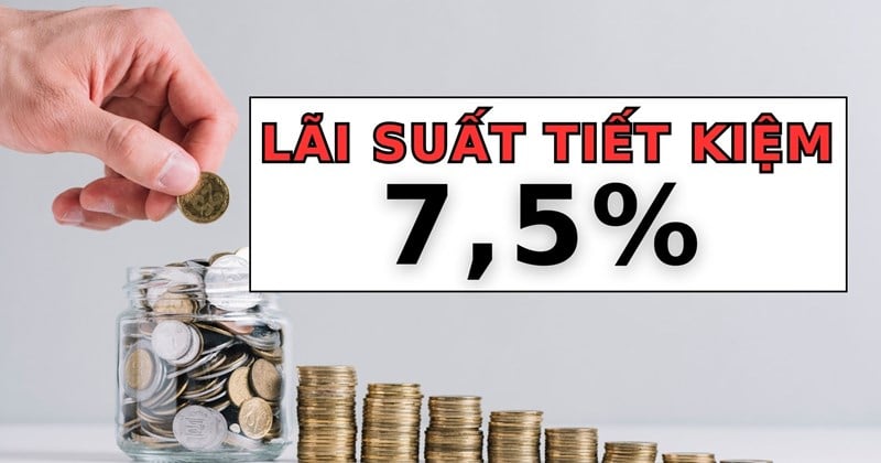 2 ngân hàng có lãi suất tiết kiệm 12 tháng cao hơn 7,5%