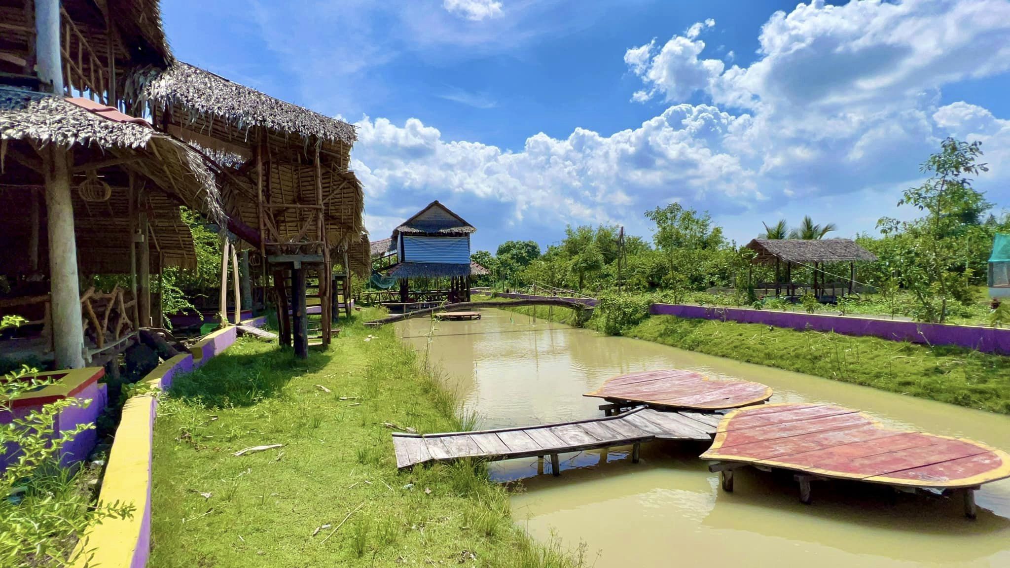 Comida de huerta y vistas de un millón de dólares en Dong Thap