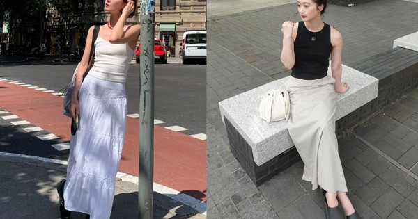 5 elegant long skirt models for those who like to wear minimalist clothes