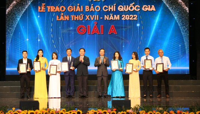 Danh sách các tác phẩm xuất sắc đoạt Giải Báo chí quốc gia lần thứ XVII năm 2022