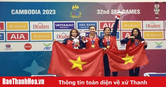 Cùng các đồng đội phá kỷ lục SEA Games, Cao Thị Duyên giành HCV thứ 2 môn lặn