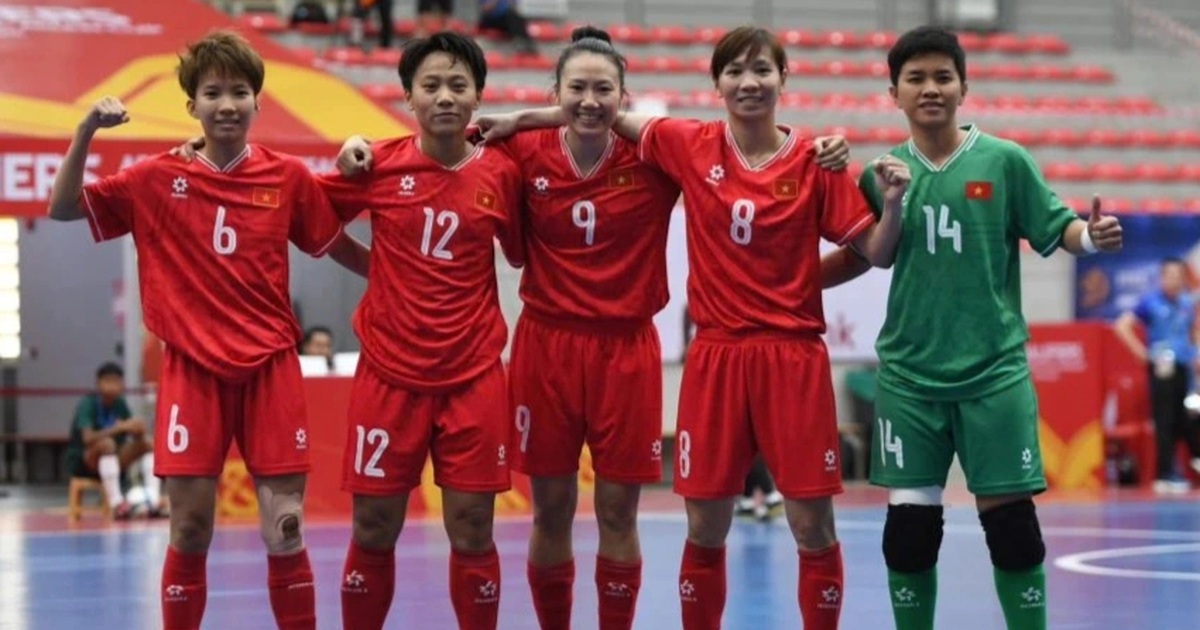 Determining 12 teams participating in the Asian women's futsal tournament: Vietnam team determined to attend the World Cup