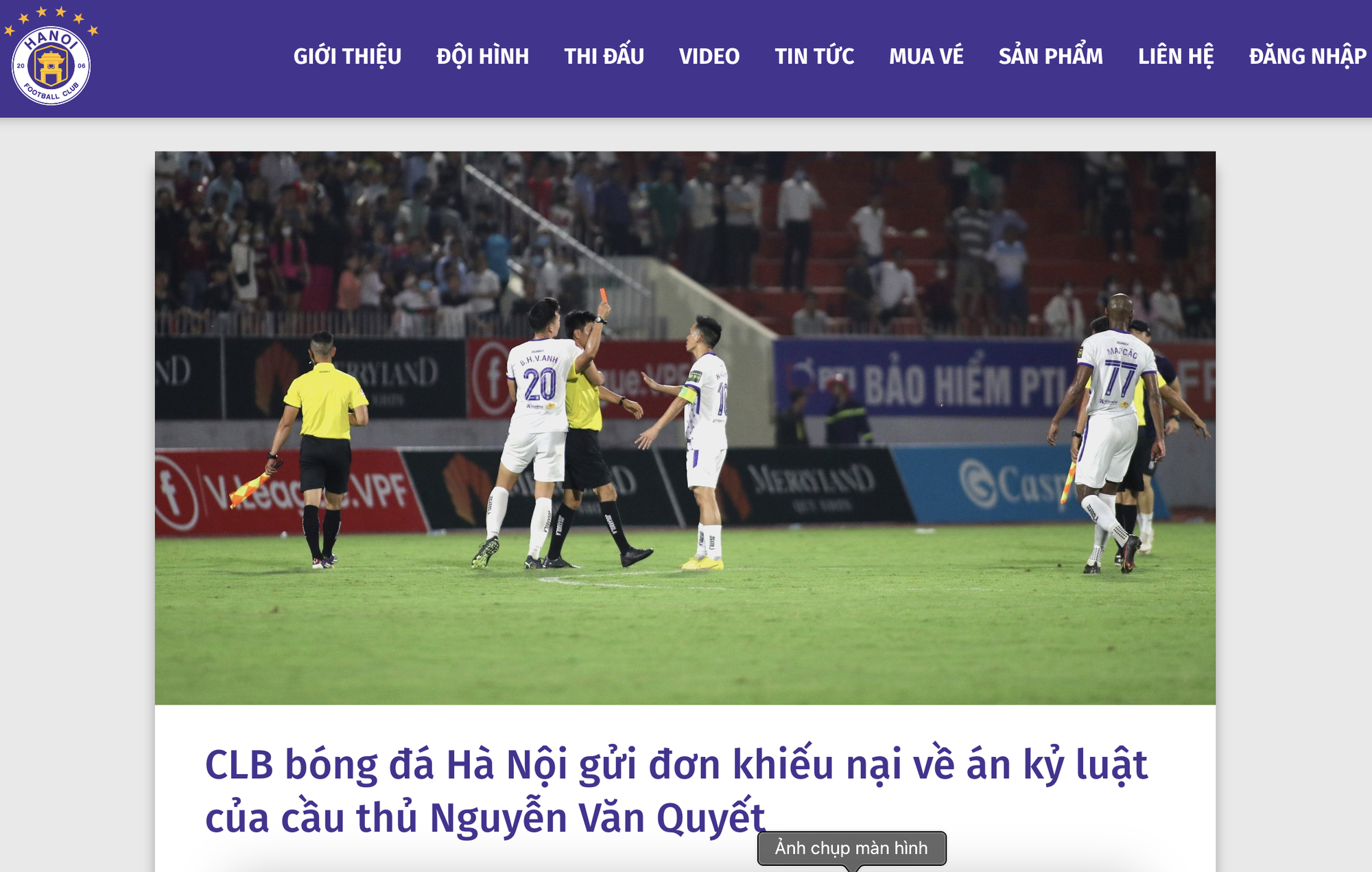 Tranh cãi việc Văn Quyết đánh chỏ trọng tài biên - Ảnh 3.