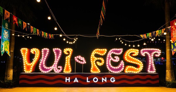 Fun - attractive entertainment night market in Ha Long heritage area