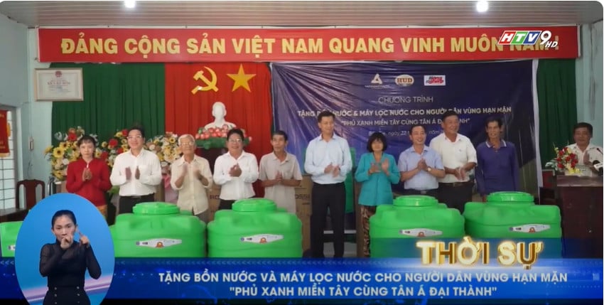 HTV Phóng sự – Ấm lòng người dân miền Tây giữa hạn mặn khốc liệt