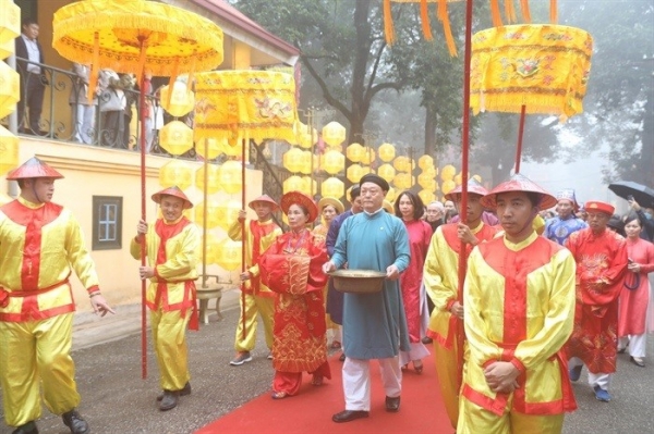 Tái hiện nghi lễ cung đình xưa đón Tết tại Hoàng thành Thăng Long