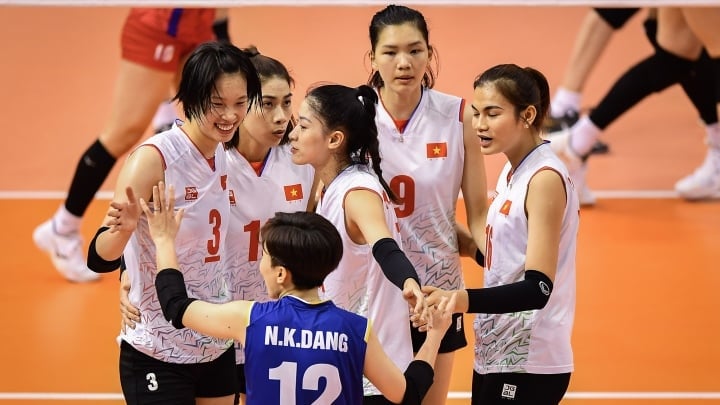 The Vietnam women's volleyball team will compete from September 30. (Photo: AVC)