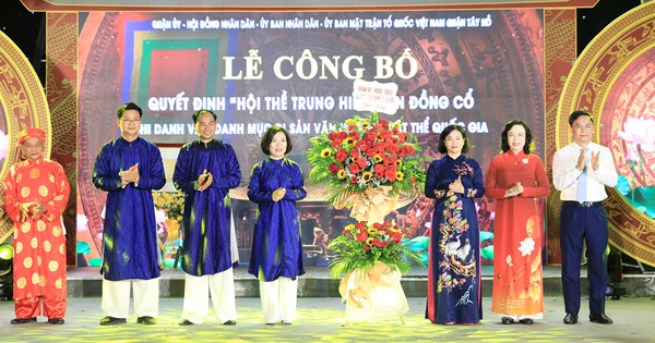 Dong Co Temple Loyalty Oath is on the List of National Intangible Cultural Heritage