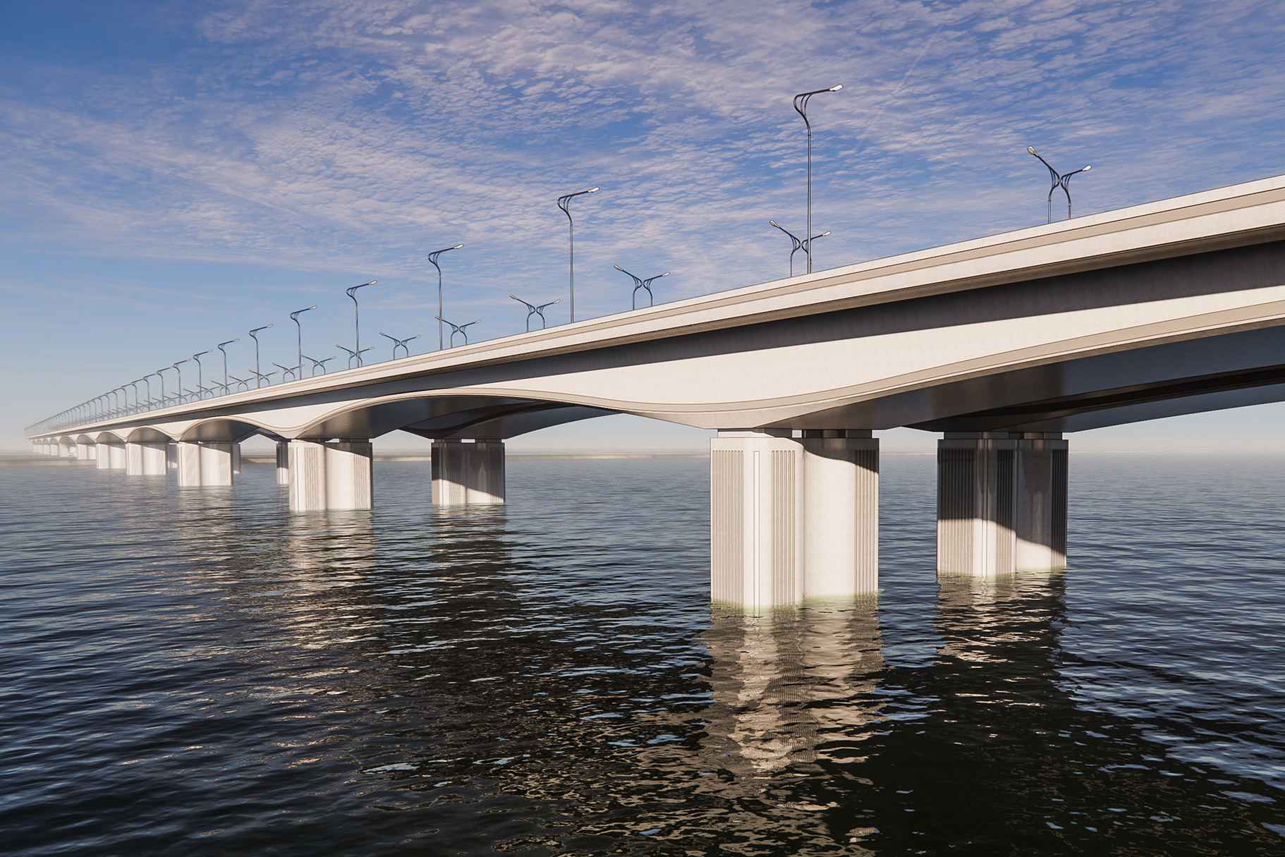 3 'super giant' bridges in the Ring Road 4 project crossing the Red River and Duong River