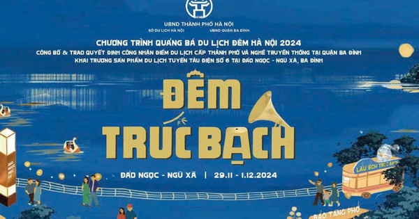 « Truc Bach Night » et annonce de la Décision de reconnaissance de 03 destinations touristiques