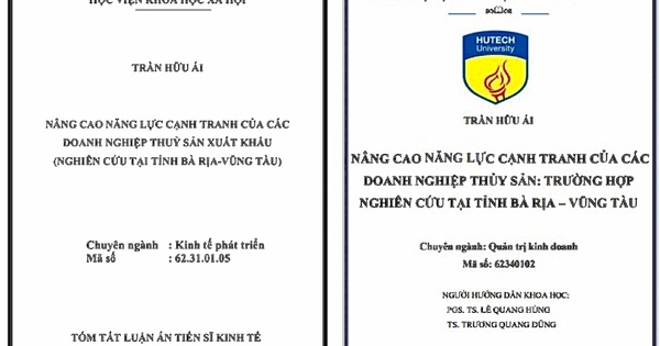 Lập hội đồng thẩm định lại đề tài luận án tiến sĩ bị 'tố': Trường nói gì?