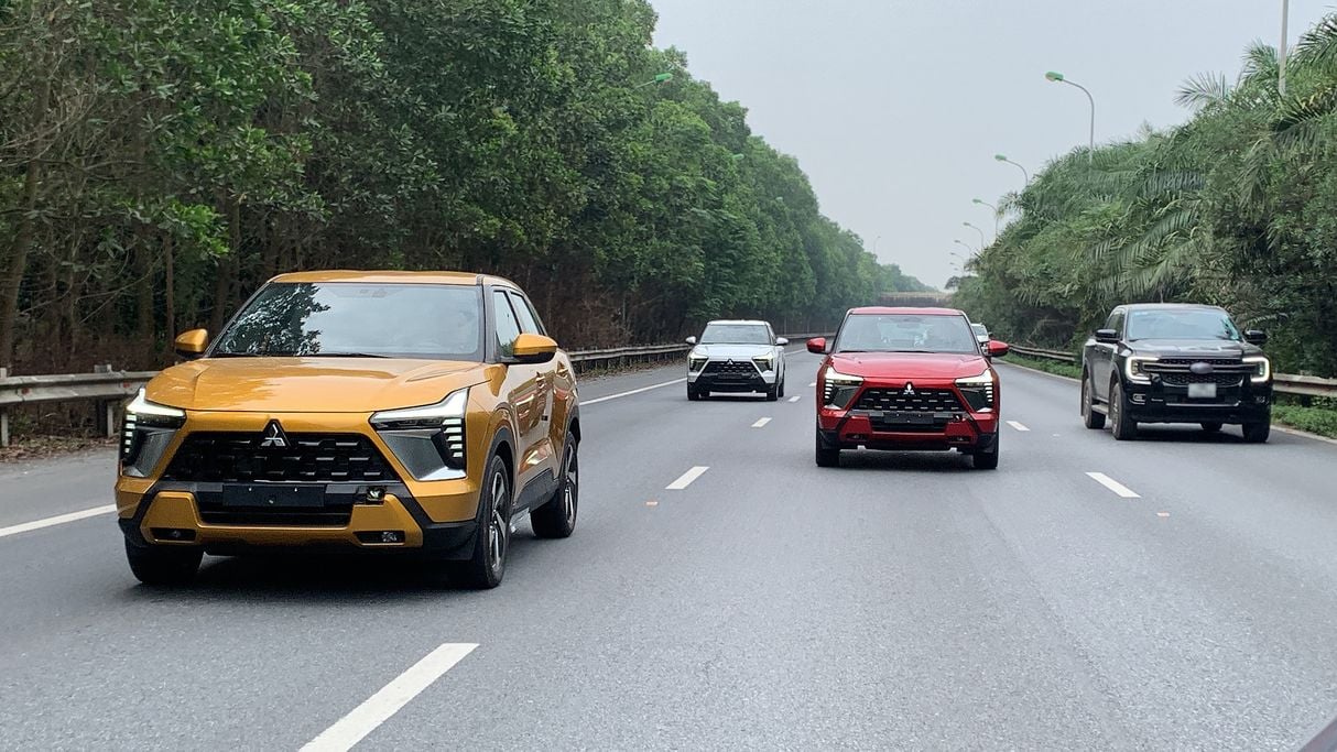 Reveladas fotos de prueba del Mitsubishi Xforce en las calles de Vietnam