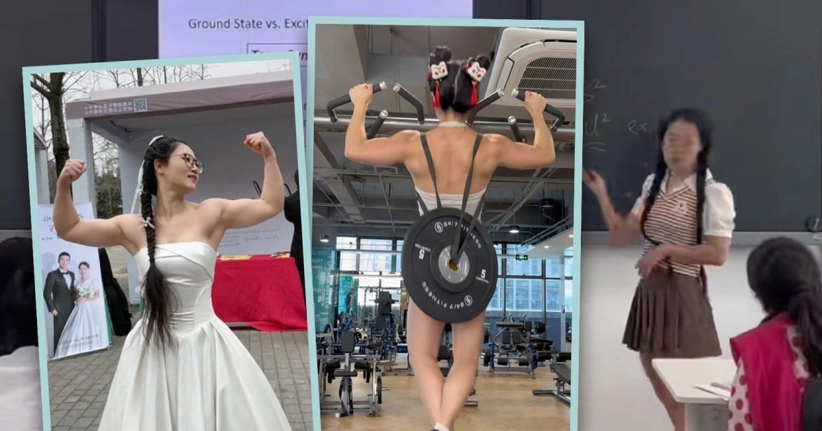 Female lecturer wants to become the most muscular professor in the world