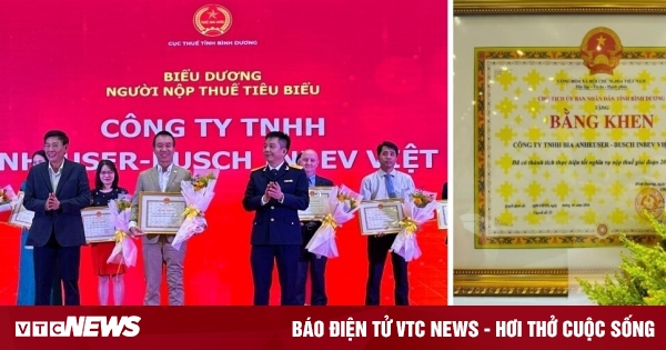 AB InBev Việt Nam được biểu dương người nộp thuế tiêu biểu 2020-2022