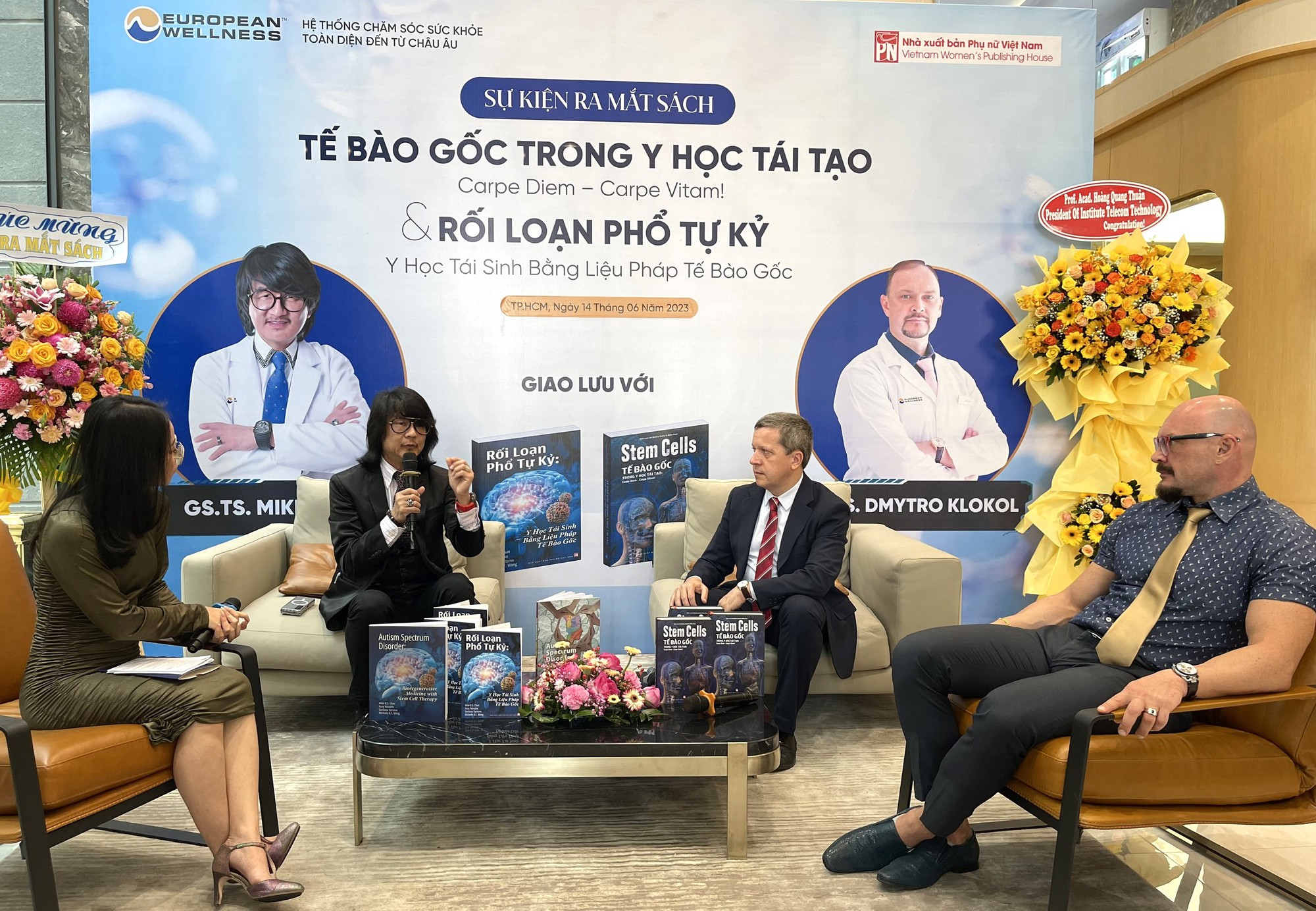 Giao lưu và ra mắt sách về tế bào gốc - Ảnh 1.