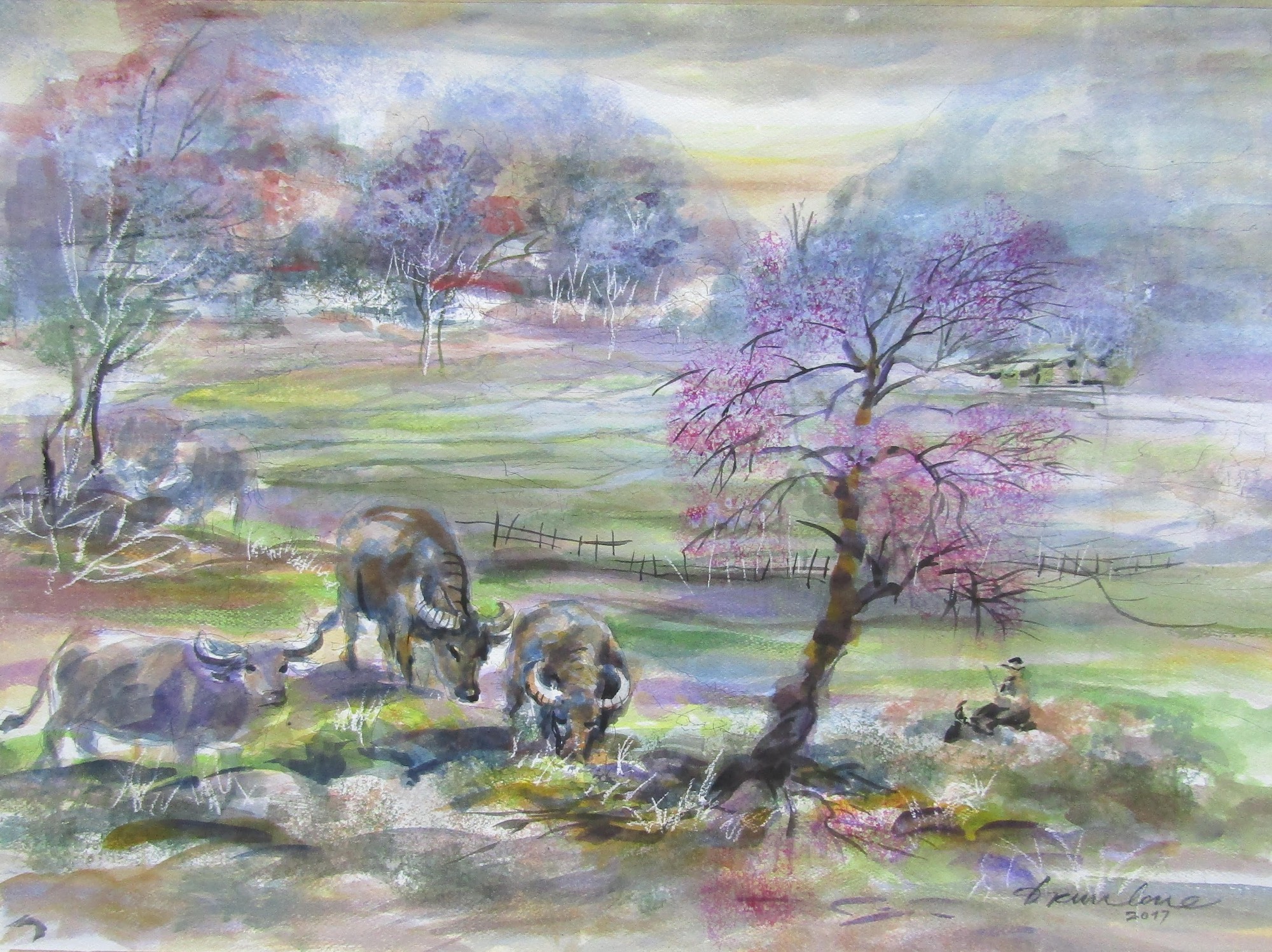 Họa sĩ Đặng Kim Long và những cuộc gặp gỡ linh hoạt sắc màu và kiến trúc - Ảnh 3.