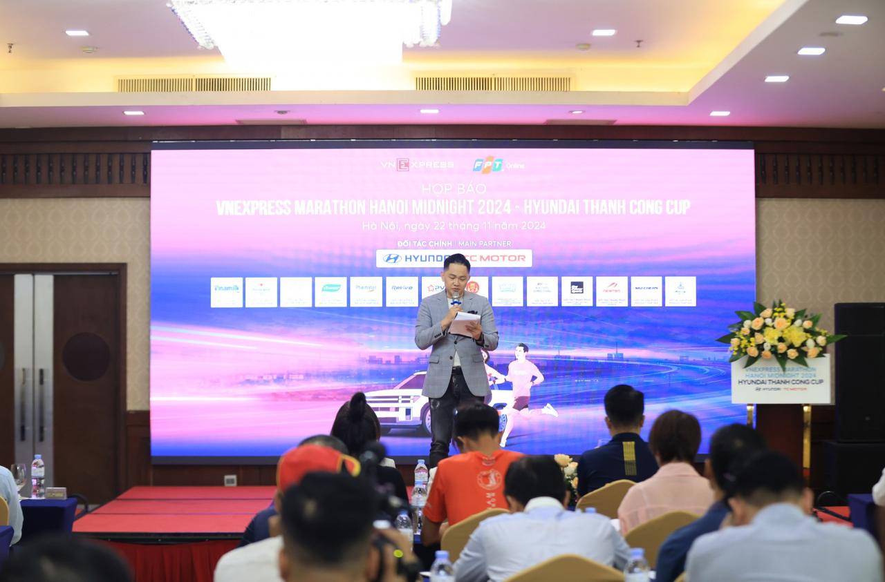 Hyundai Thành Công Việt Nam đồng hành cùng Vnexpress Marathon Ha Noi Midnight 2024 Hyundai Thanh Cong Cup