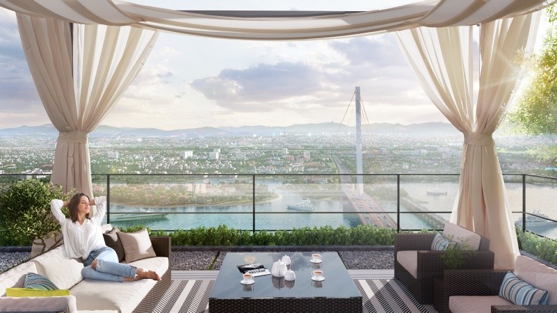 Million dollar panoramic view of Sun Cosmo Residence Da Nang