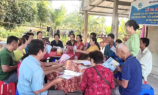 ส่งเสริมบทบาทของสตรีในการระดมผู้เข้าร่วมในระบบประกันสังคม ประกันสุขภาพ และประกันการว่างงาน ภาพที่ 1